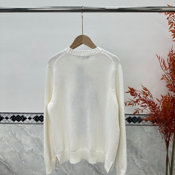 Polo by Ralph Lauren Cream BearCrewneck Sweater - Picture 3 of 6